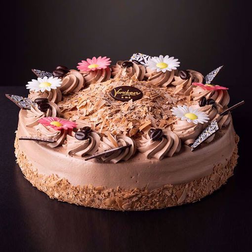 Afbeelding van Chocolade slagroom taart