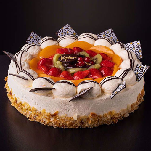 Afbeelding van Maracuja bavaroise taart