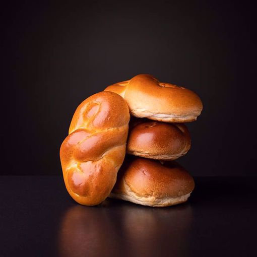 Afbeelding van 6 x luxe gevlochten broodjes (per 6 verpakt)