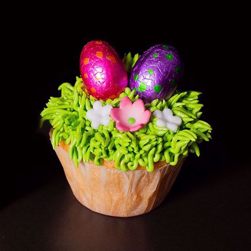 Afbeelding van Paasmuffin groen (eitje)