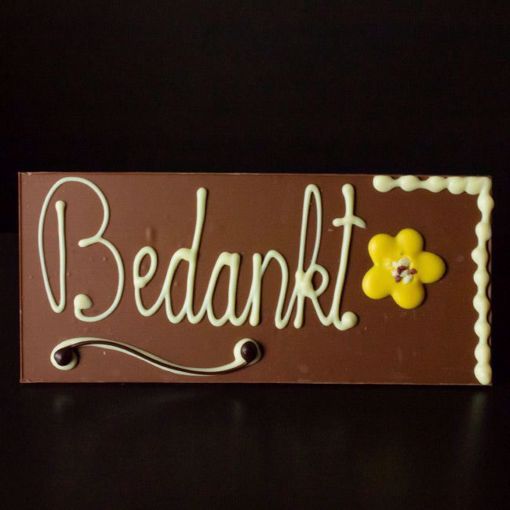 Afbeelding van Choco tablet "Bedankt"