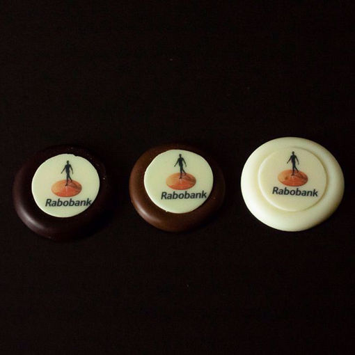 Afbeelding van Choco Logo Rondje (130 stuks)