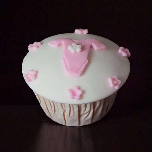 Afbeelding van Muffin baby rompertje roze