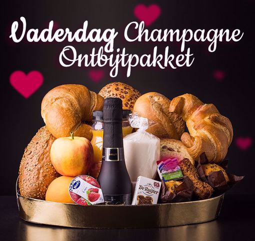 Afbeelding van Vaderdag champagne ontbijt pakket