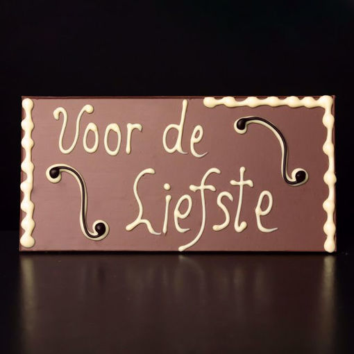 Afbeelding van Choco tablet "Voor de liefste"