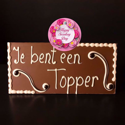 Afbeelding van Choco Tablet "Je bent een topper"