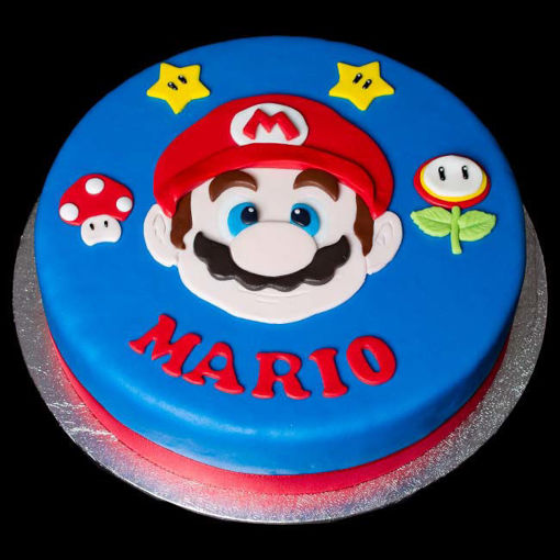 Afbeelding van Mario 2D taart