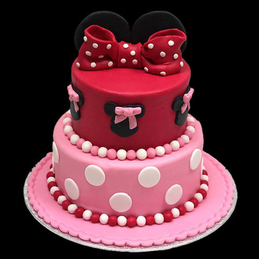 Afbeelding van Minnie mouse taart