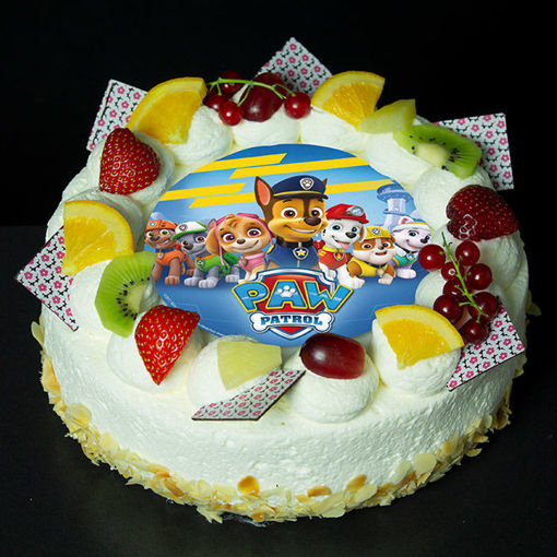 Afbeelding van PAW patrol Fototaart