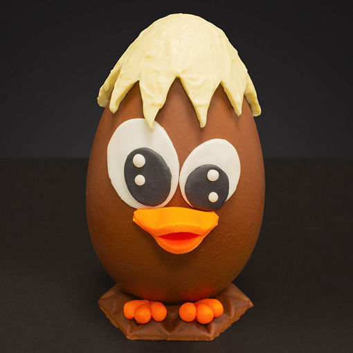 Afbeelding van Chocolade paasei Calimero in luxe doos