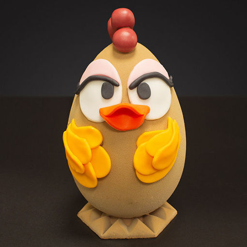 Afbeelding van Chocolade paasei Miss Miss Duck in luxe doos