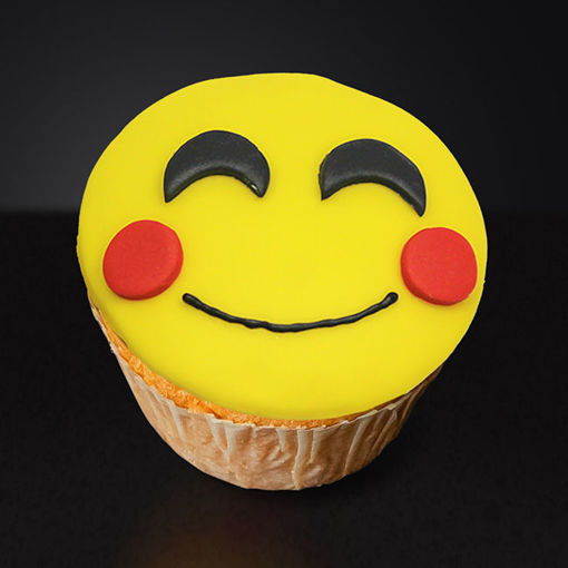 Afbeelding van Smiley muffin lachend