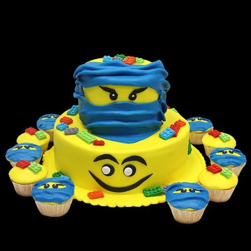 Afbeelding van Lego warrior taart