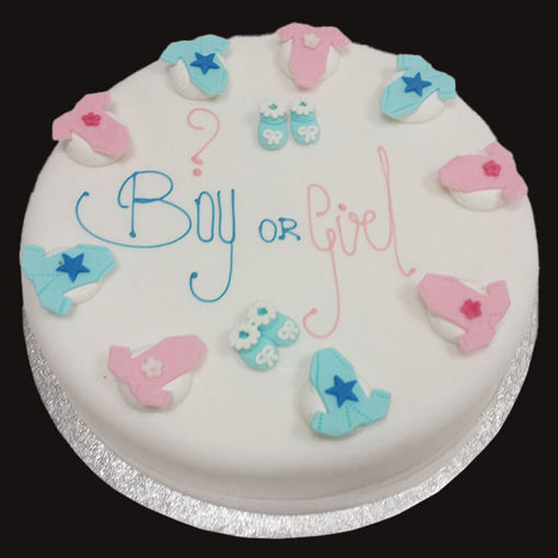 Afbeelding van Gender reveal taart