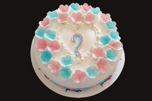 Afbeelding van Gender reveal taart