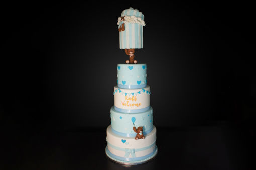 Afbeelding van Blue Party XXL taart