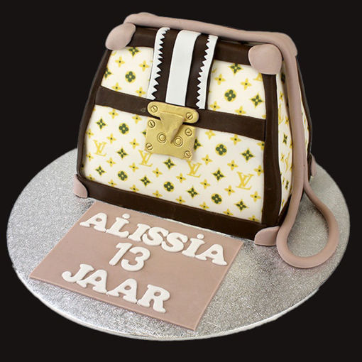 Afbeelding van (FT260) Louis Vuitton taart 20 Personen