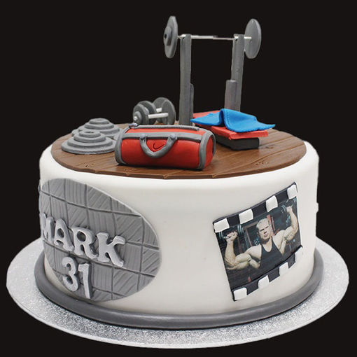 Afbeelding van Bodybuilder cake