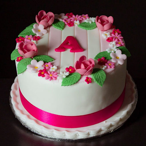 Afbeelding van Birthday flowers pink