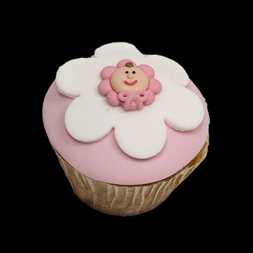 Afbeelding van Muffin baby babyflower roze