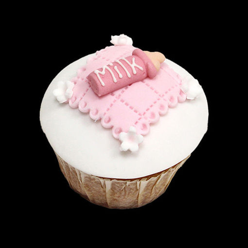 Afbeelding van Muffin baby fles roze