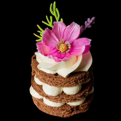 Afbeelding van Mini naked cake donker