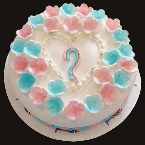 Afbeelding van Gender reveal taart